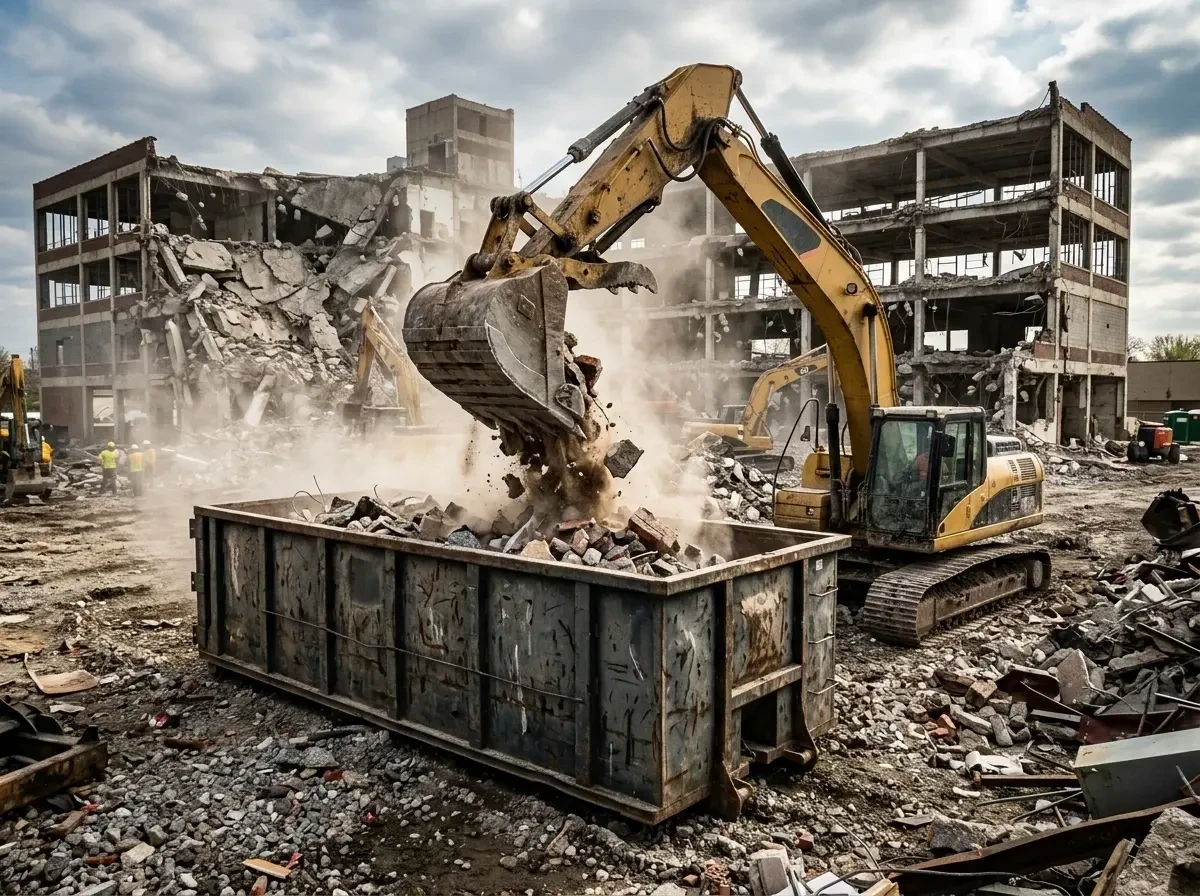 demolition-site-rubble-removal-007 demolition-site-rubble-removal-007 — on-site job work, Top Rated Dumpsters and Porta Potty Rentals in United States