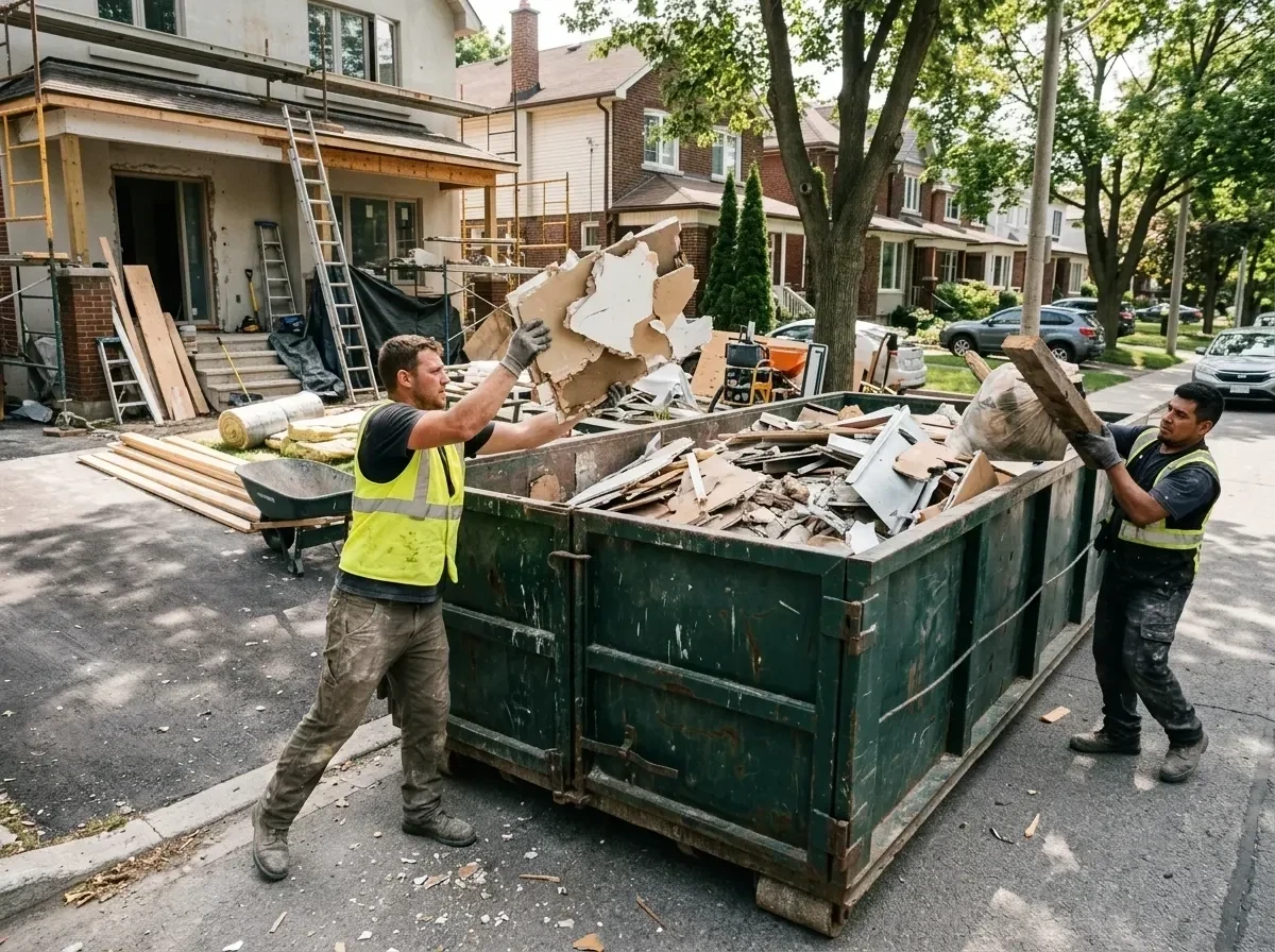 dumpster-pickup-at-renovation-003 — Why Choose Rental Dumpster Pros for Your Temporary Dumpster Needs, Top Rated Dumpsters a…