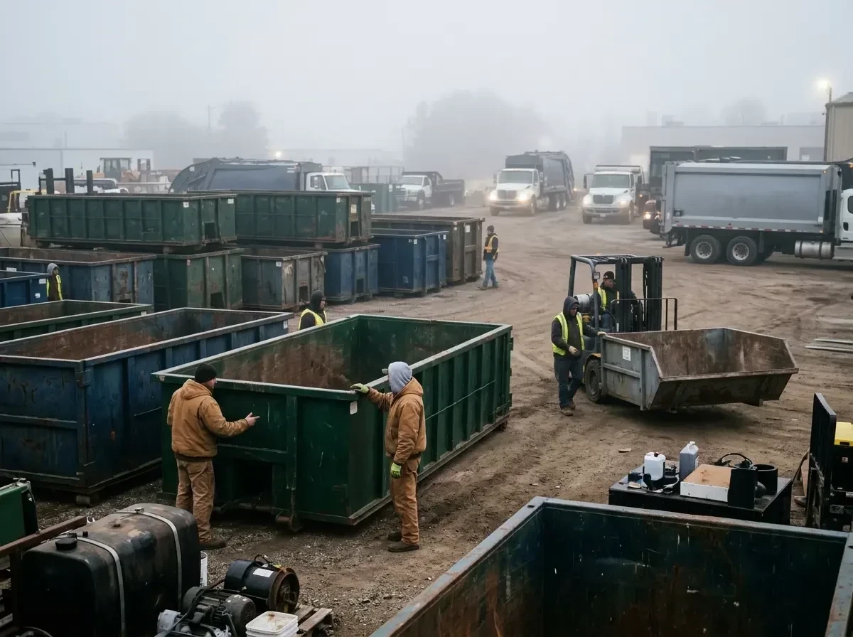 dumpster-rental-dispatch-yard-005 — Why Choose Rental Dumpster Pros, Top Rated Dumpsters and Porta Potty Rentals in United S…