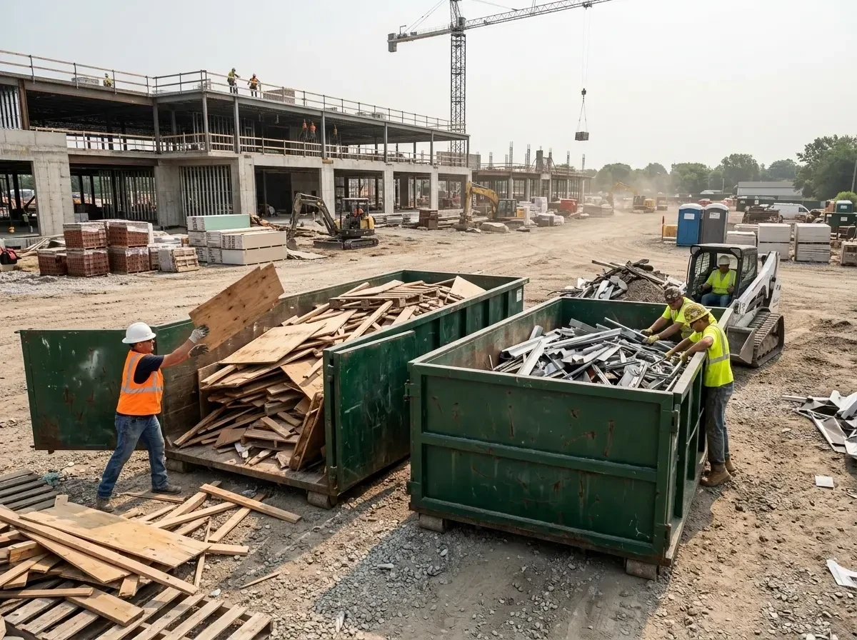 job-site-multi-container-waste-018 job-site-multi-container-waste-018 — project overview, Top Rated Dumpsters and Porta Potty Rentals in United States